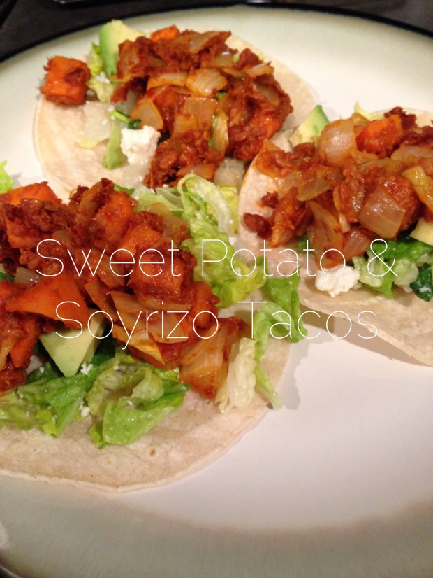 Sweet Potato & Soyrizo Tacos